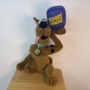 Vintage Scooby Doo Plush Stuffed Animal 12" Scooby Snacks Cartoon Network